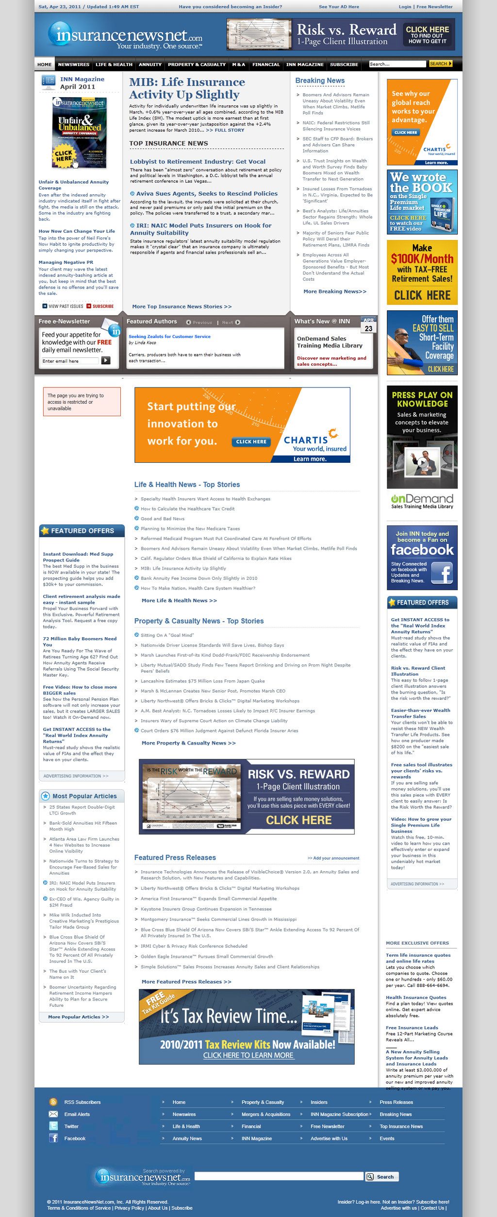 InsuranceNewsNet insurance industry news publication